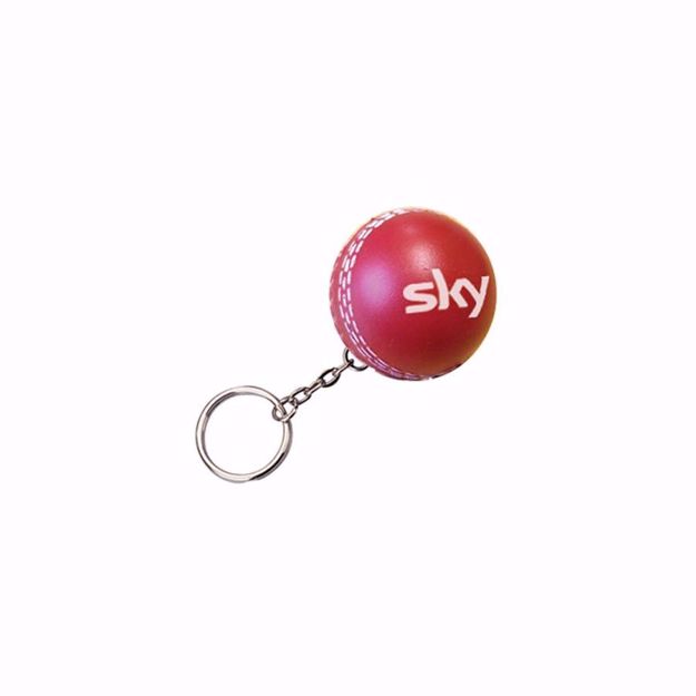 Picture of Foam Cricket Ball Keyring