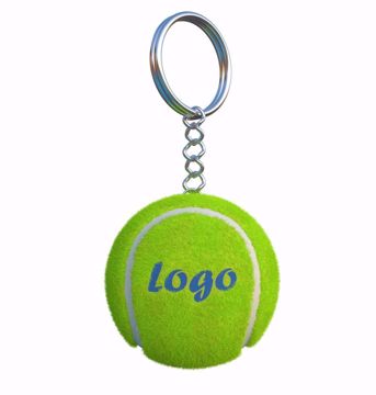 Tennis Ball Keyring