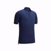 Denim jacquard polo