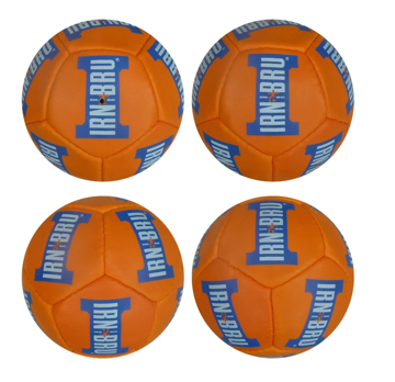 Mini Footballs Branded with Irnbru logo